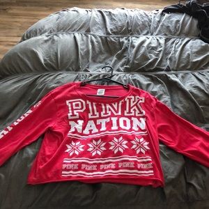 VS Pink Crop Top ❄️❤️ LG